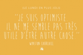 Je suis optimiste