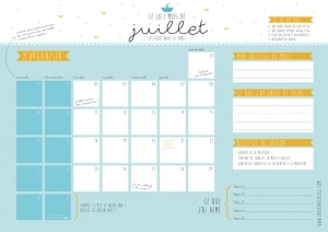 calendrier juillet-petit