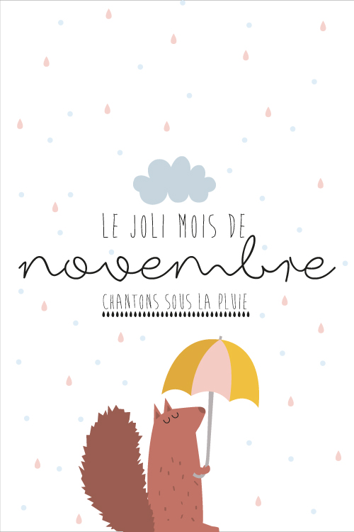 Carte postale Novembre