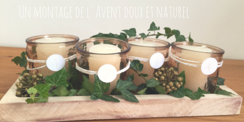 Calendrier de l'avent diy bougies