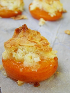 abricot roti aux amandes